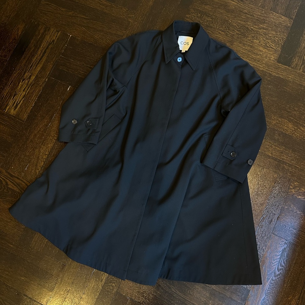 COS Voluminous Swing Trench Coat